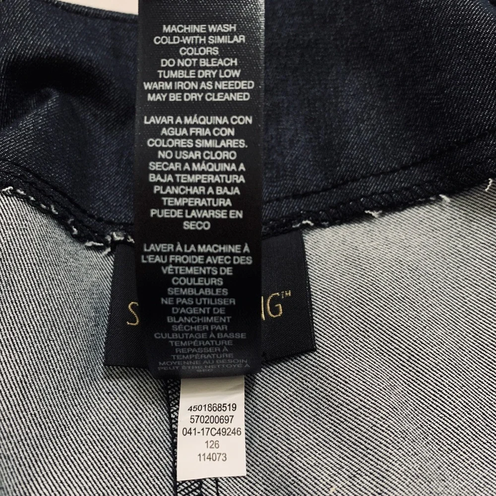 Chico's‎ So Slimming Crop Pants Women's Pull On High Rise Stretch Gray 3 (XL/16)